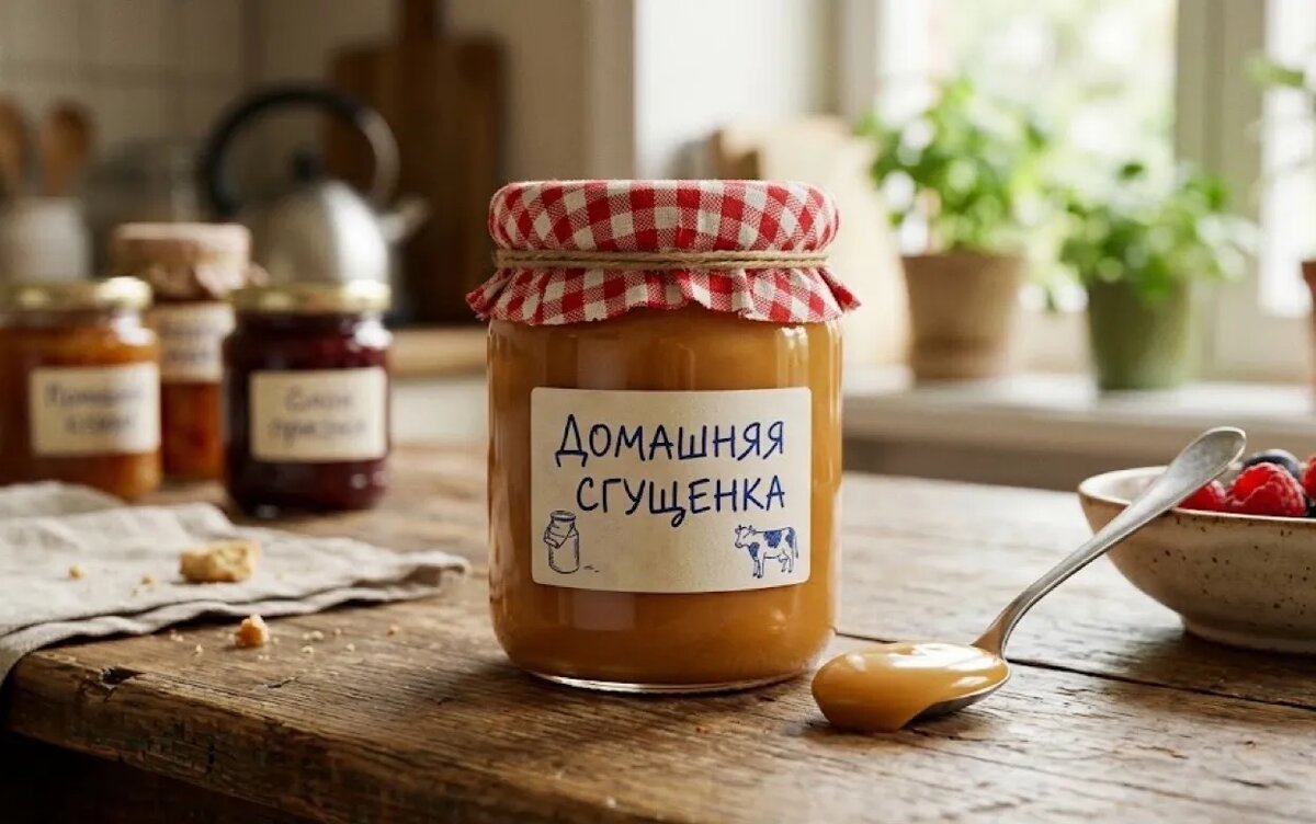    Полезная домашняя сгущенка всего из двух ингредиентов – простой рецепт без лишнего сахара и консервантов