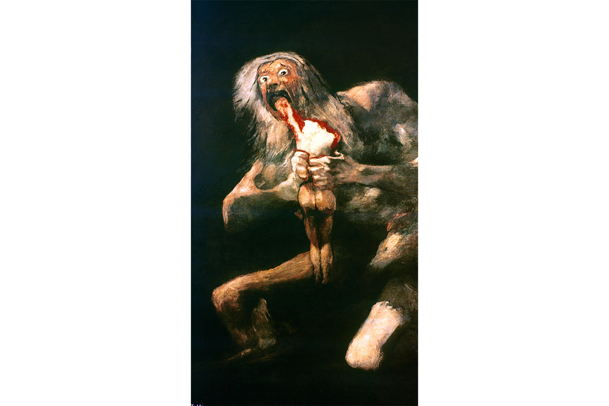 The Granger Collection / ТАСС📷Картина «Сатурн, пожирающий сына», Франсиско Гойя, (1819)