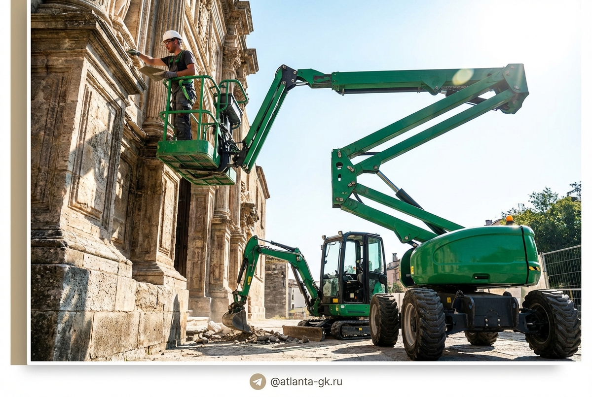    Руководство по выбору коленчатого подъемника Atlanta-gk