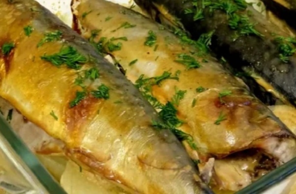 "Горчичный бриз": запечённая скумбрия