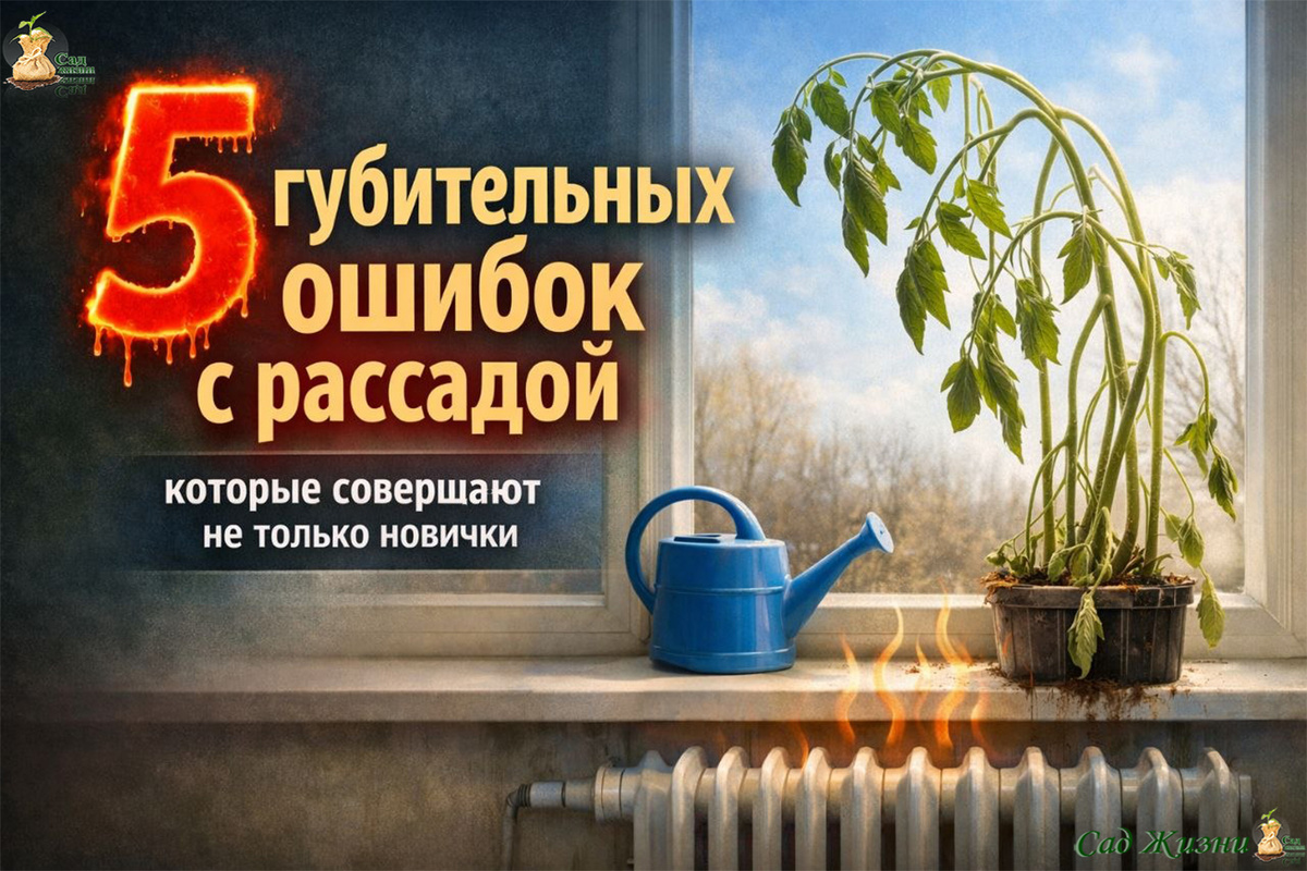 5 губительных ошибок с рассадой, которые совершают не только новички