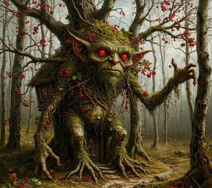 Леший - иллюстрация нейросети 