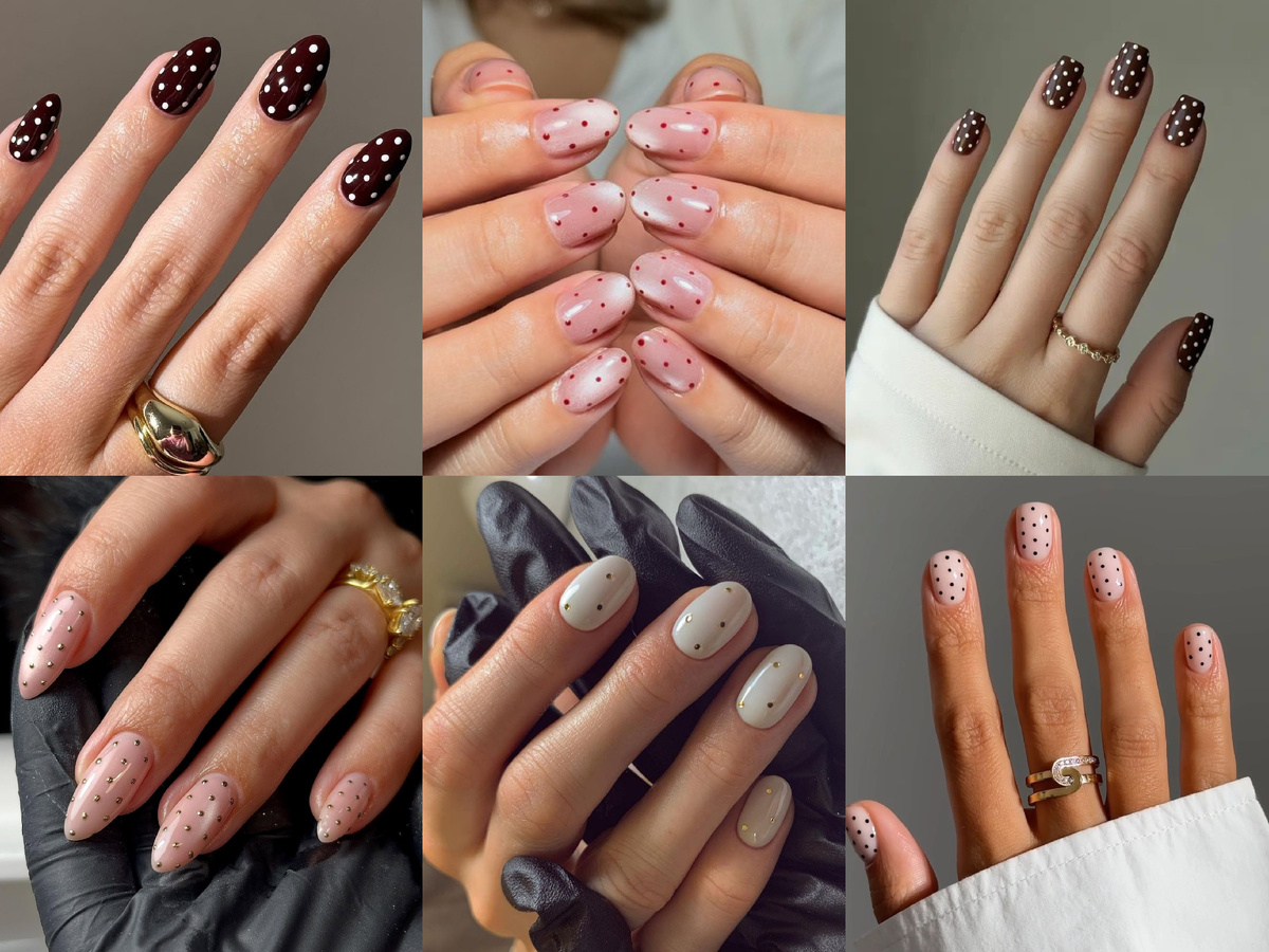 Контрастный горошек