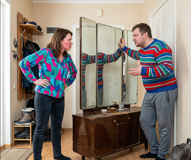 «Либо ты сейчас едешь мыть лоджию моей мамы, либо я подаю на развод!» — заявил безработный муж. Через час он узнал, чья это квартира