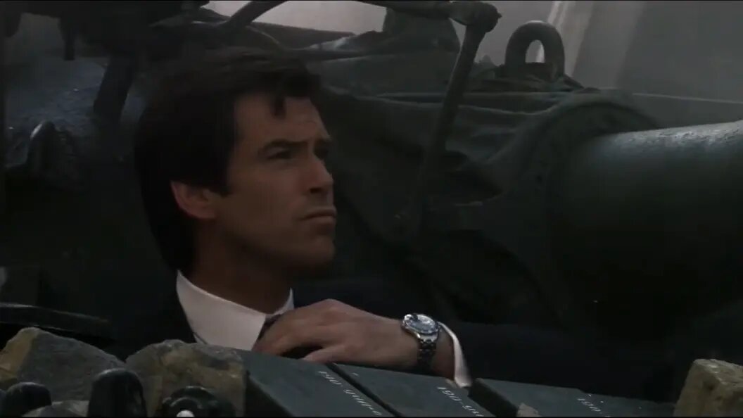    Кадр из фильма "Золотой глаз". 1995 год. Реж. Мартин Кэмпбелл. Студия EON Productions