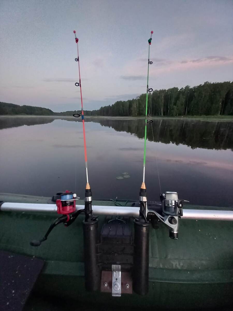 В ожидании клёва с вечера