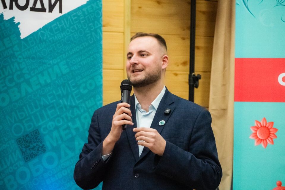    Руководитель отделения партии "Новые люди" в Алтайском крае Никита Федюнин. Источник: пресс-служба партии "Новые люди"