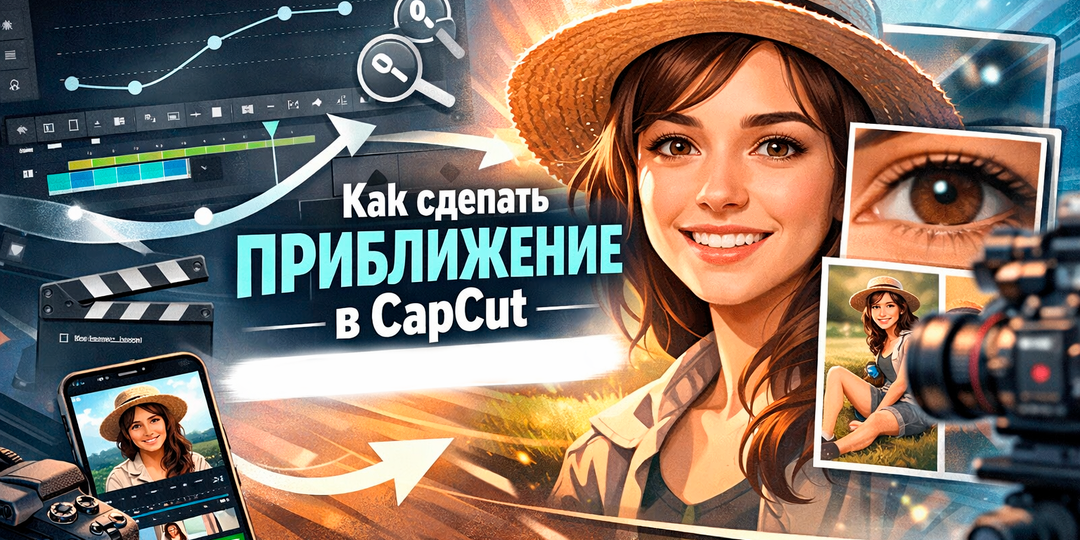 Как сделать приближение в CapCut: от простого зума до плавной cinematic-анимации