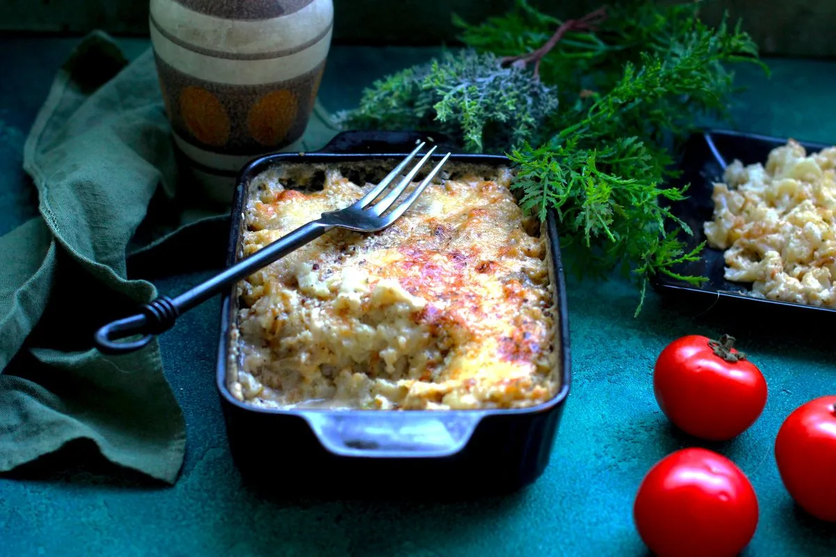 Запеканка из цветной капусты от Елены Некрасовой. 