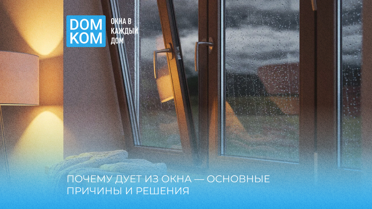 Почему дует из окна — основные причины и решения