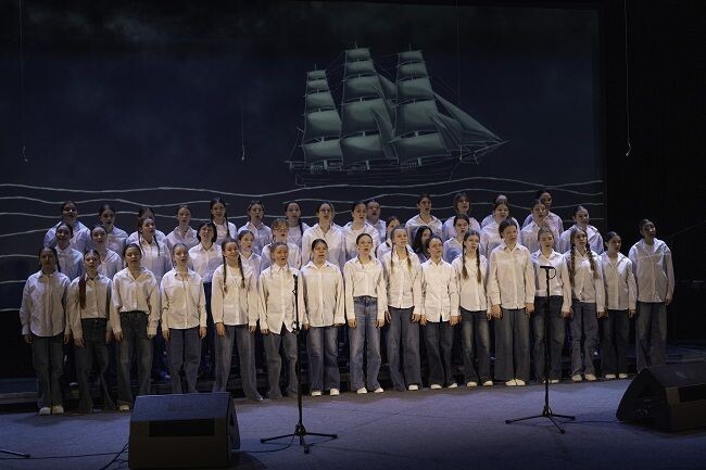     Хоровой спектакль в Музее Победы Источник: пресс-служба Музея Победы Автор фото: пресс-служба Музея Победы