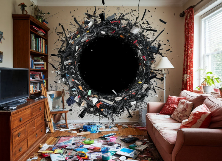 Почему дом превращается в «чёрную дыру» хаоса, даже если вы убираетесь каждый день? (И это не лень, а физика!)