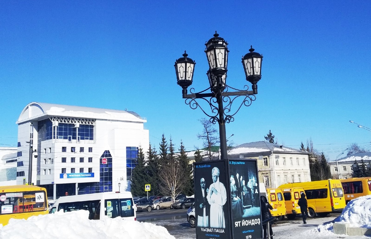 Уфа, ул. Заки Валиди: март, 2022 (личное фото)