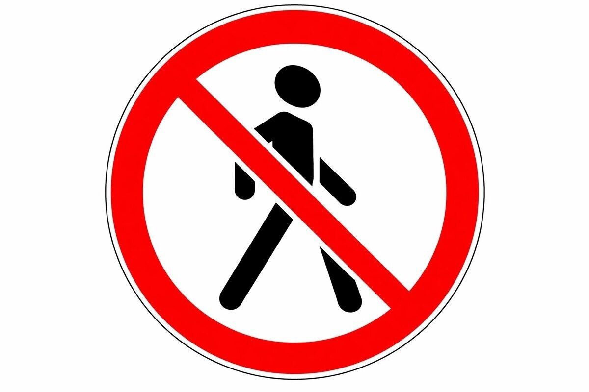 Движение пешеходов запрещено. Источник: нейросеть📷
