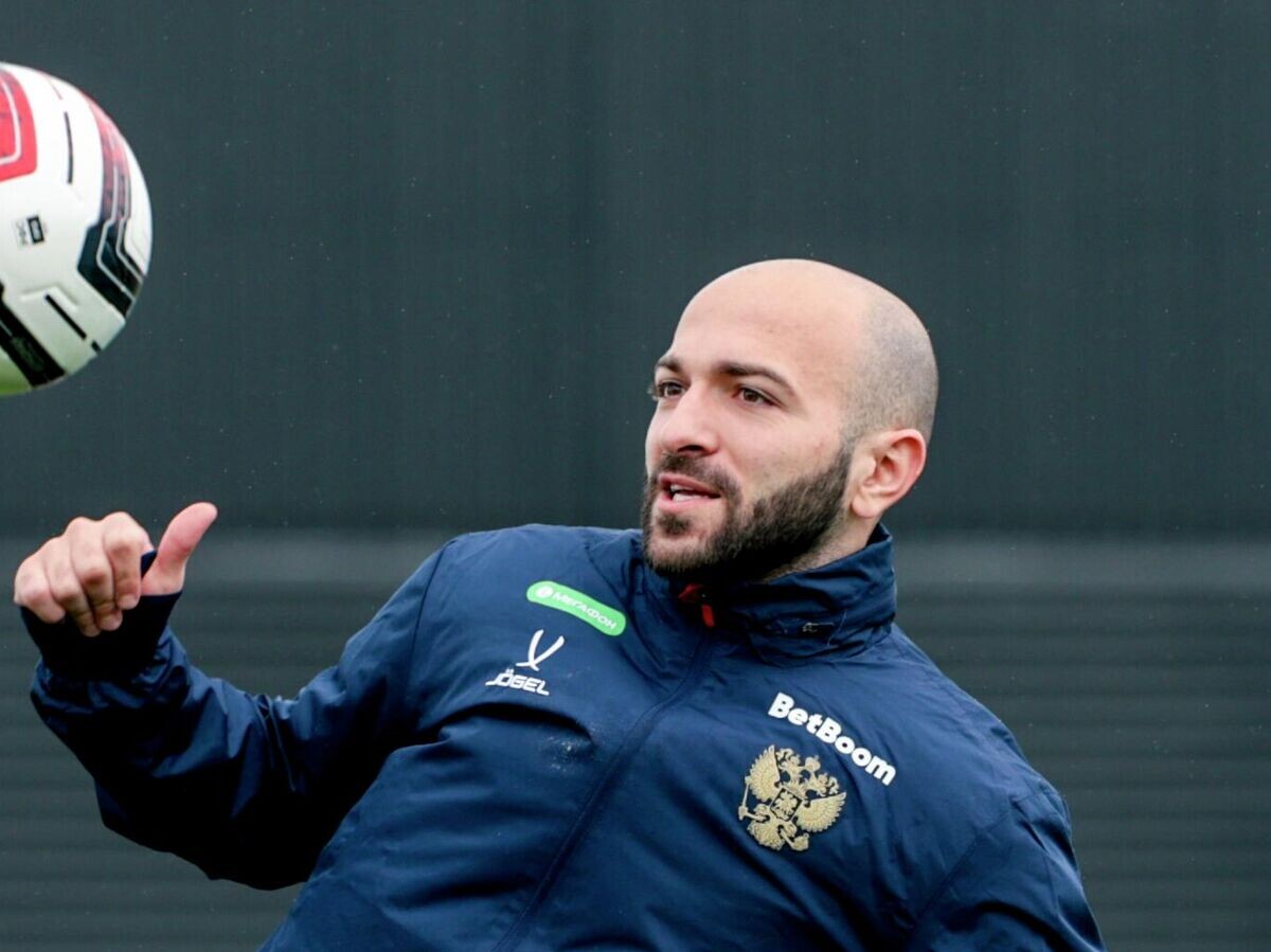    Форвард сборной России Георгий Мелкадзе | © Фото : Mikhail Shapaev / The Football Union of Russia