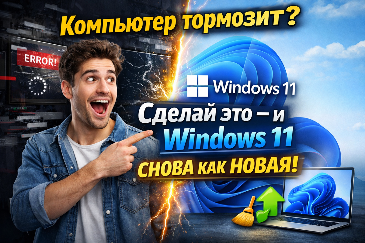 Винда 11 начала тормозить появляются сбои