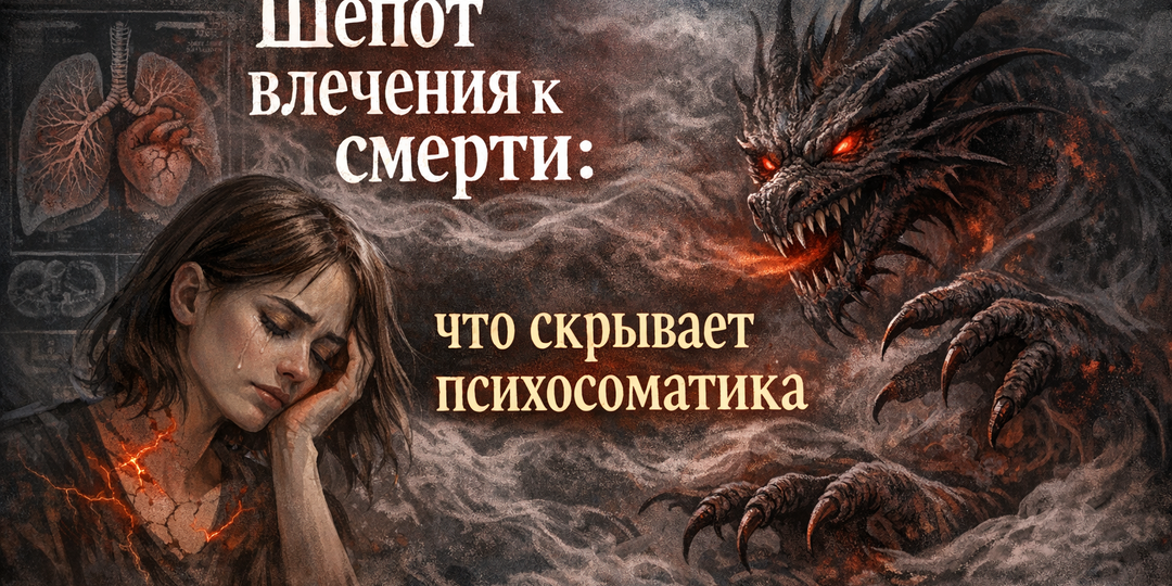 Шёпот влечения к смерти: что скрывает психосоматика
