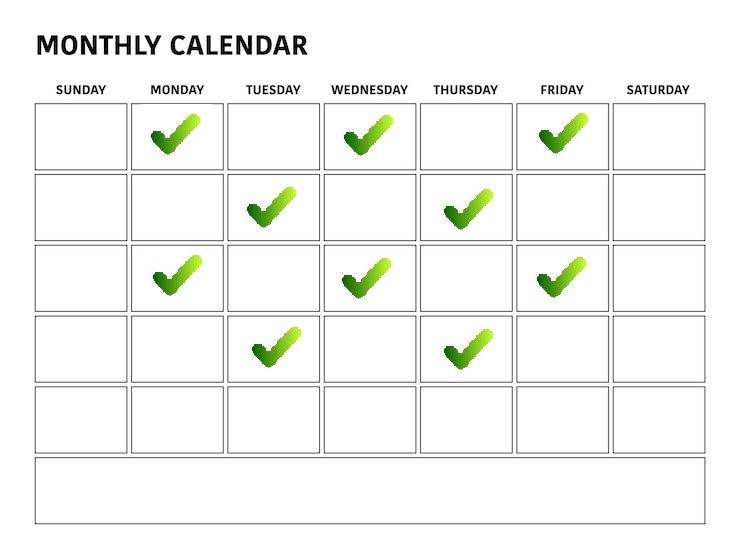 План занятий