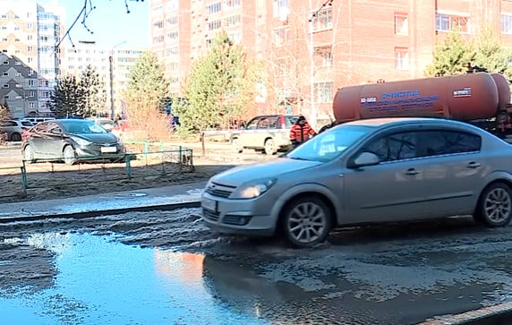     Вода в Красноярске подошла к многоэтажкам