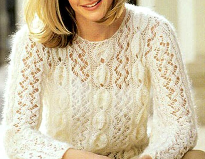 Узоры спицами для джемпера: 6 моделей с описанием