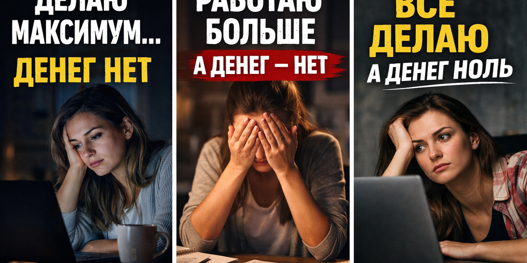 Я делаю максимум — а денег всё равно не хватает. Что со мной не так?