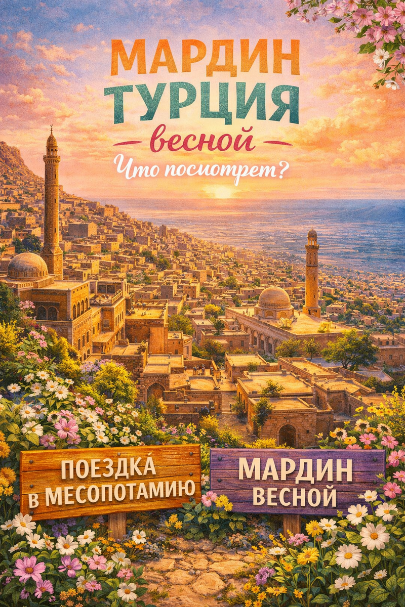Мардин Турция что посмотреть, поездка в месопотамию, Мардин весной. 