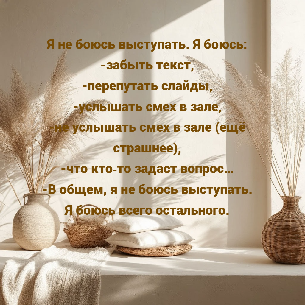 Чего я боюсь?