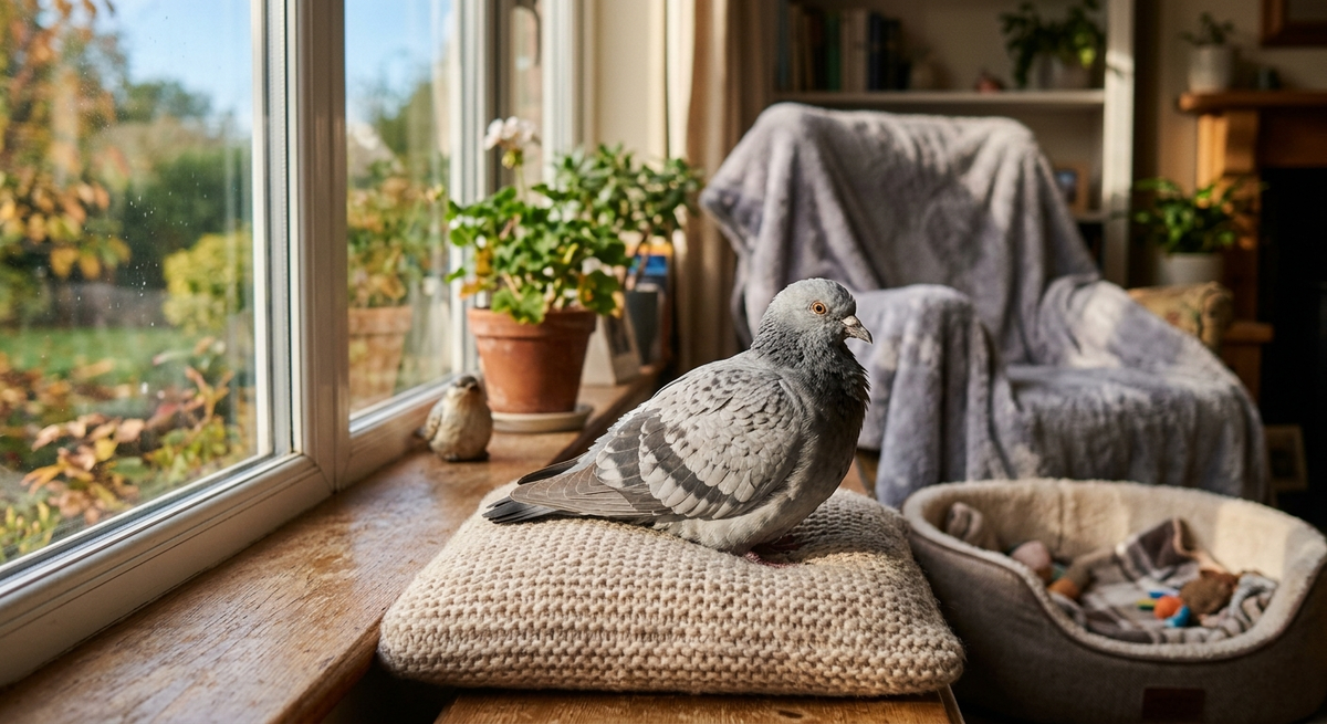 Особенные питомцы — особая забота. Моисей (наш однокрылый голубь) делится советами: как обустроить дом, чем кормить и когда показывать врачу. А в конце — вопрос к вам: с какими трудностями сталкивались вы? Делитесь в комментариях 🕊️🐾