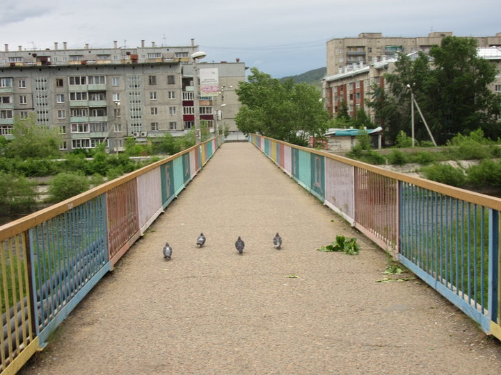 Фото автора, Вид со стороны вокзала г.Читы на 1 мкр. 