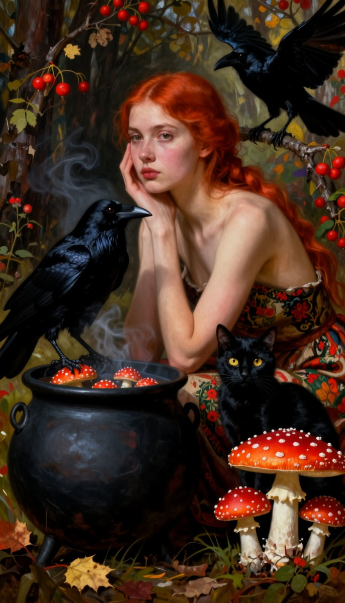 Внемли, земле и ветру, и ты, тьмо лесная, и ты, путь незримый:Приди ко мне, о плотник духа моего, имя твое позову.Как камень к камню, как кровь к крови — приди, не ради клятвы, но ради сердца,Да будет на веки, что денёк и ночь простят и свяжут нас.Аз узы не делаю кандал — аз лишь прошу: вернись, возьми руку мою.Так бысть слово мое, так да будет.