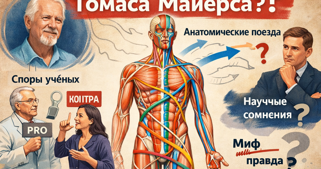 Почему столько споров вокруг теории анатомических поездов Томаса Майерса?