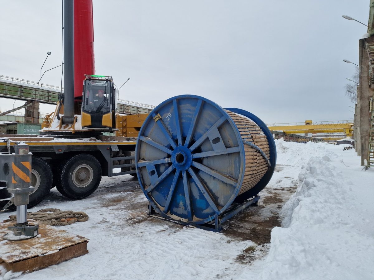    Нижний Новгород получил стальной канат для канатной дороги через Оку