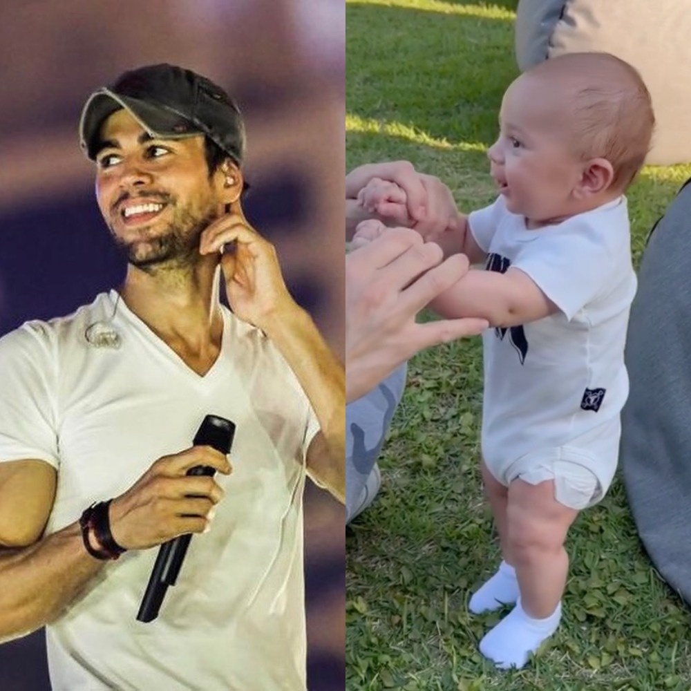 Энрике Иглесиас с сыном Ромео