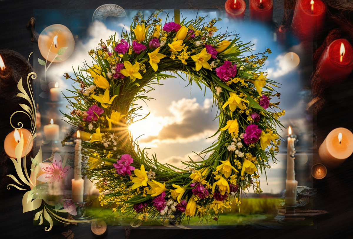 Венок - подарок - волшебство - Русский Пасьянс для Тельцов на ближайшее будущее