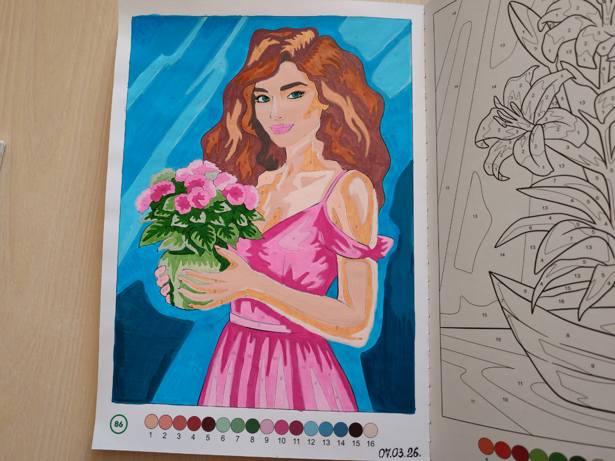 Букет в вазе