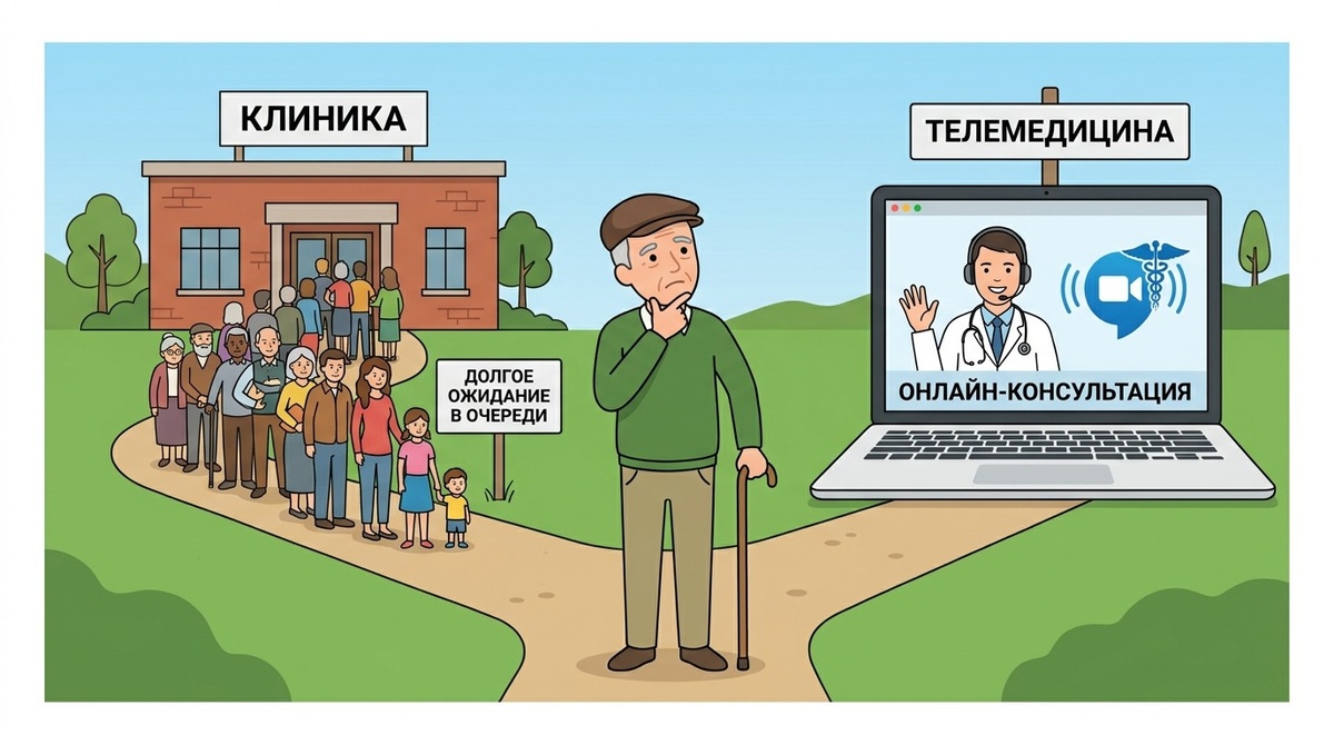 очереди по ОМС, запись к специалисту на месяц вперёд и отчаянное желание получить ответ быстрее