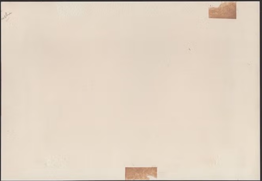 Реверс (оборотная сторона) проекта банкноты 500 ливров Сирии (около 1943 года).