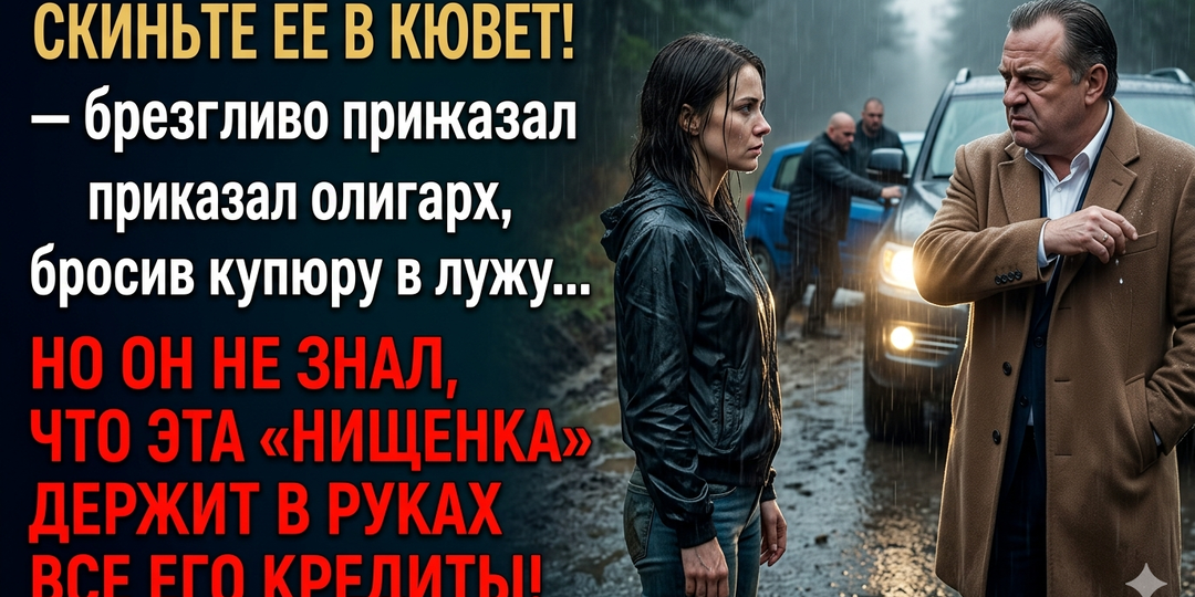 «Скиньте её корыто в канаву, я опаздываю!» — приказал миллиардер на узкой трассе. Он даже не догадывался, к кому именно едет на встречу