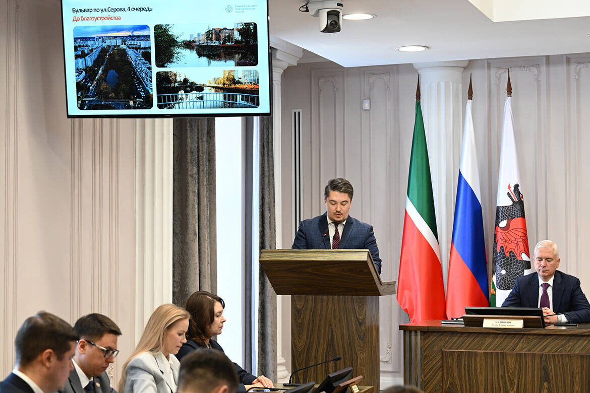 Альберт Шайнуров рассказал, что в текущем году планируется пять крупных проектов по благоустройствуФото: kzn.ru