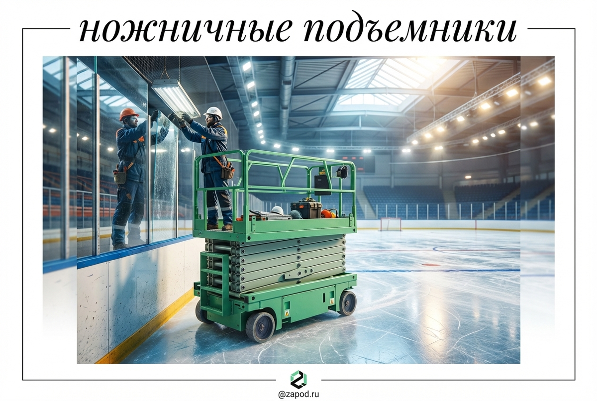    Использование ножничного подъемника на спортивных соревнованиях admin