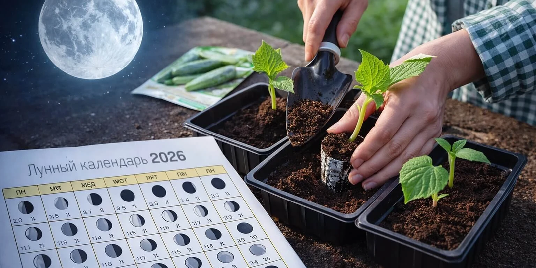 🥒 Лучшие сроки посева огурцов на рассаду в апреле 2026 для теплицы и тёплого грунта