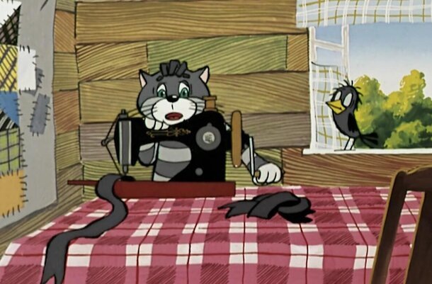 Кадр из мультфильма "Каникулы в Простоквашино"