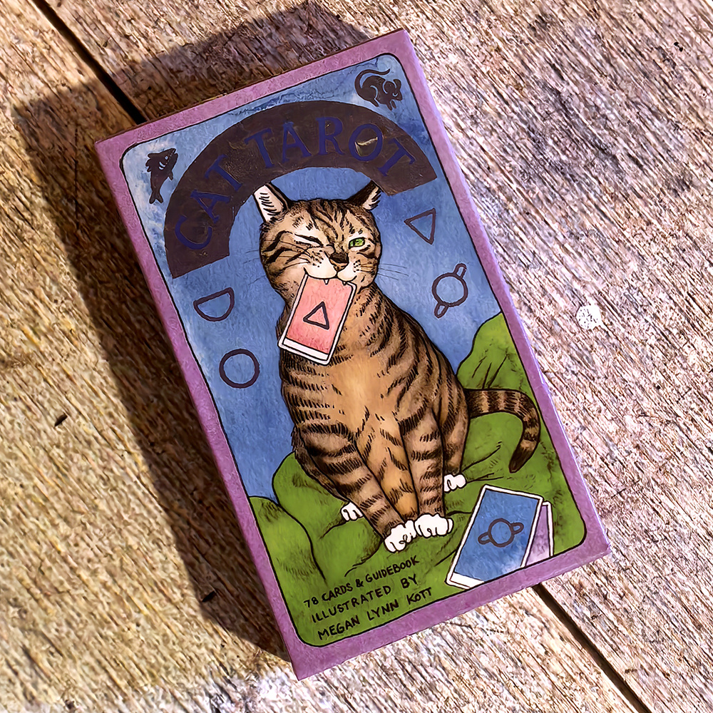 Cat Tarot: дизайн коробки (фото моё)