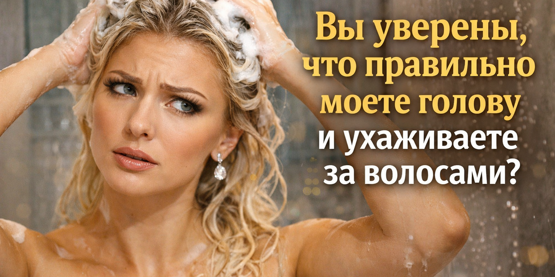 Вы уверены, что правильно моете голову и ухаживаете за волосами?