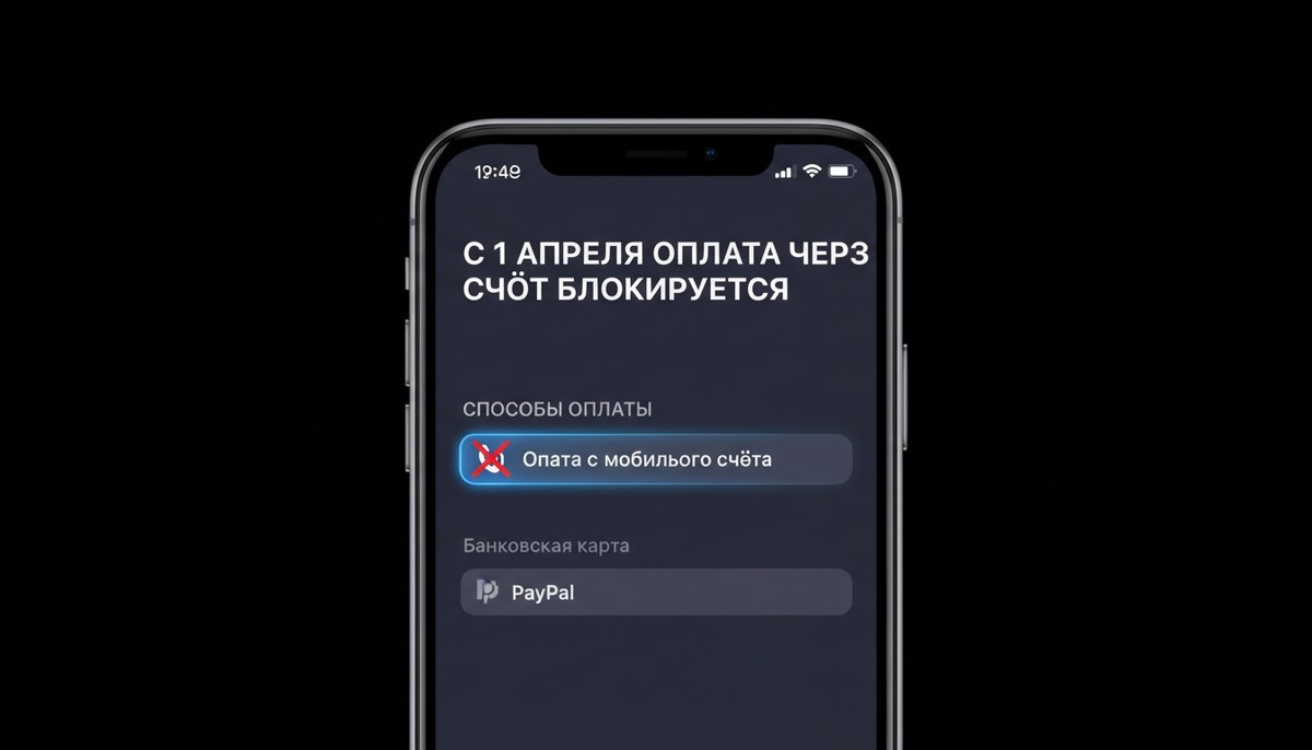 Счет блокируется