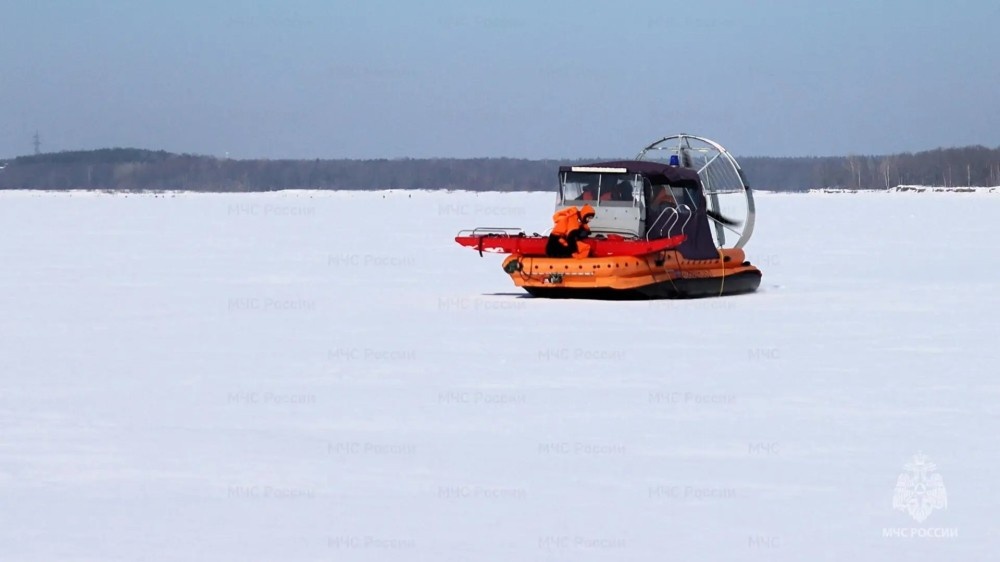    Рыбаков спасли из полыньи на Волге под Чебоксарами