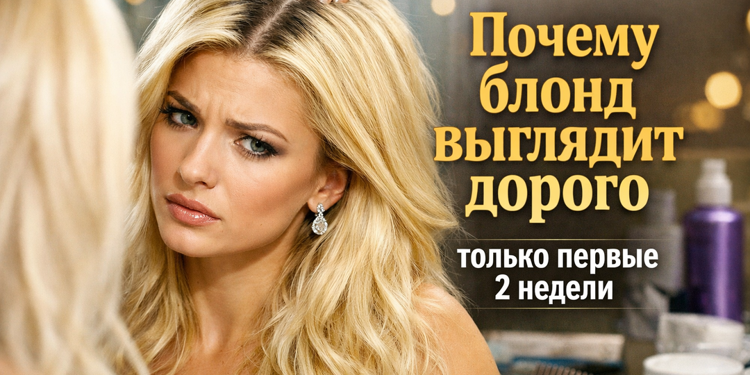 Почему блонд выглядит «дорого» только первые 2 недели