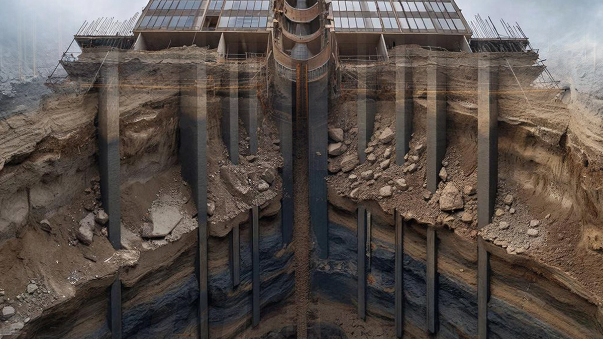 Фото: фундамент в разрезе