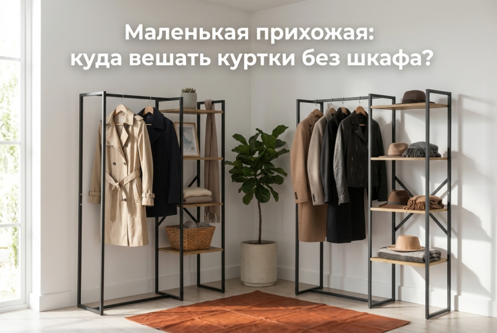    Альтернативные решения для хранения вещей в ограниченном пространстве прихожей. GROSTAT