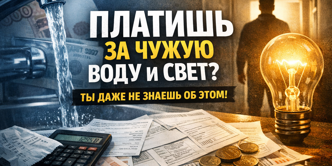 💸 Почему ты платишь за чужую воду и свет (и даже не знаешь об этом)